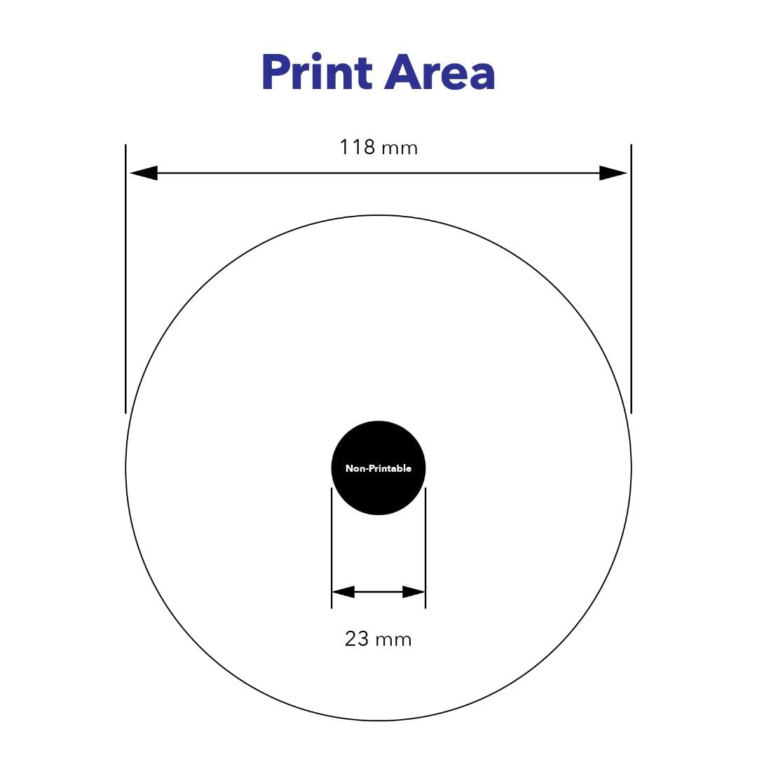 DVD+R DL 8.5GB 8X Hub Printable Discs 50 Pack K36620