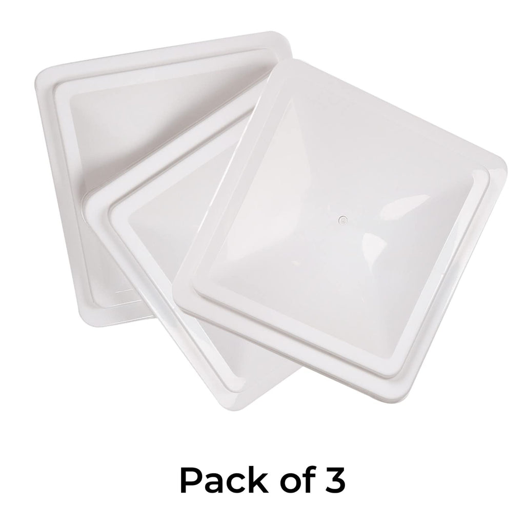 4 Pack 14" White Roof Vent Cover E896837