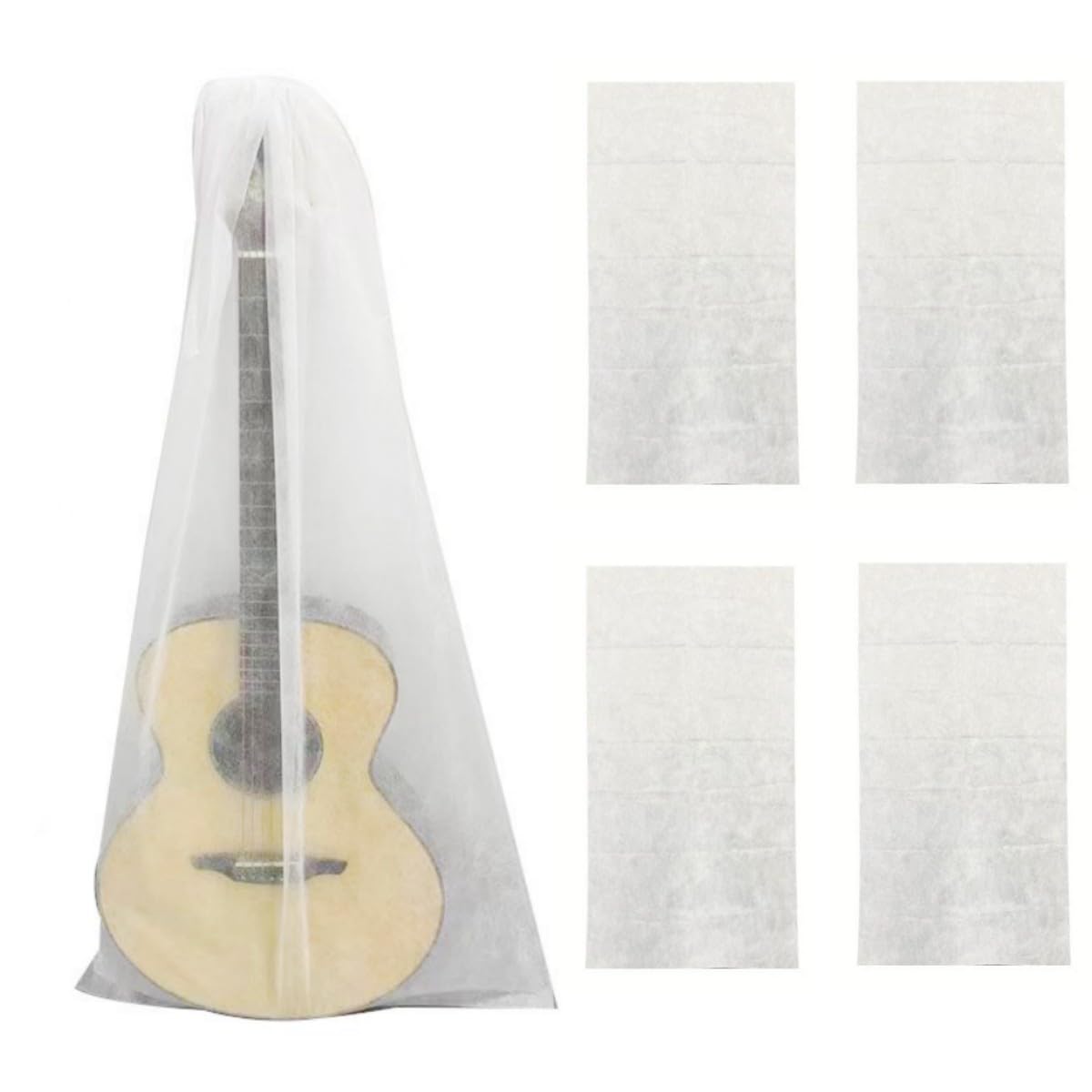 4 Pack Non-Woven Fabric Guitar Dust Cover D66990