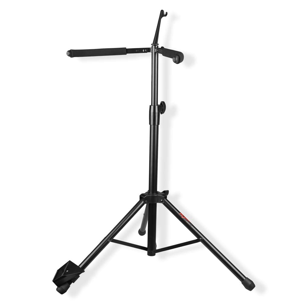 Adjustable Foldable Cello Stand with Bow Hook A7634