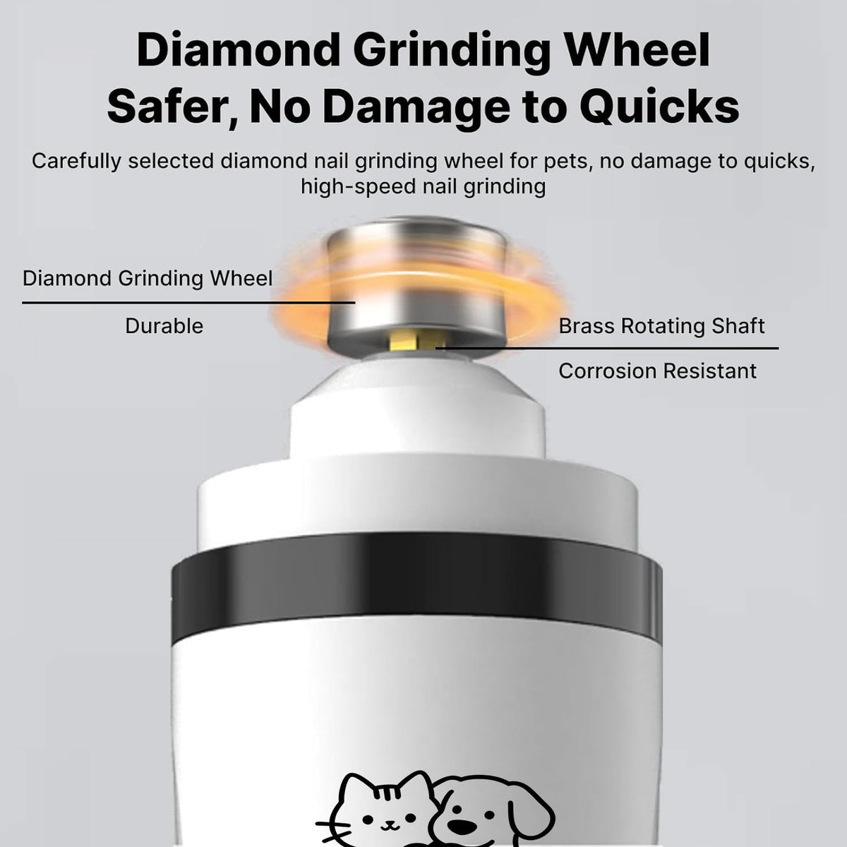 Dog Nail Grinder with Light B8271