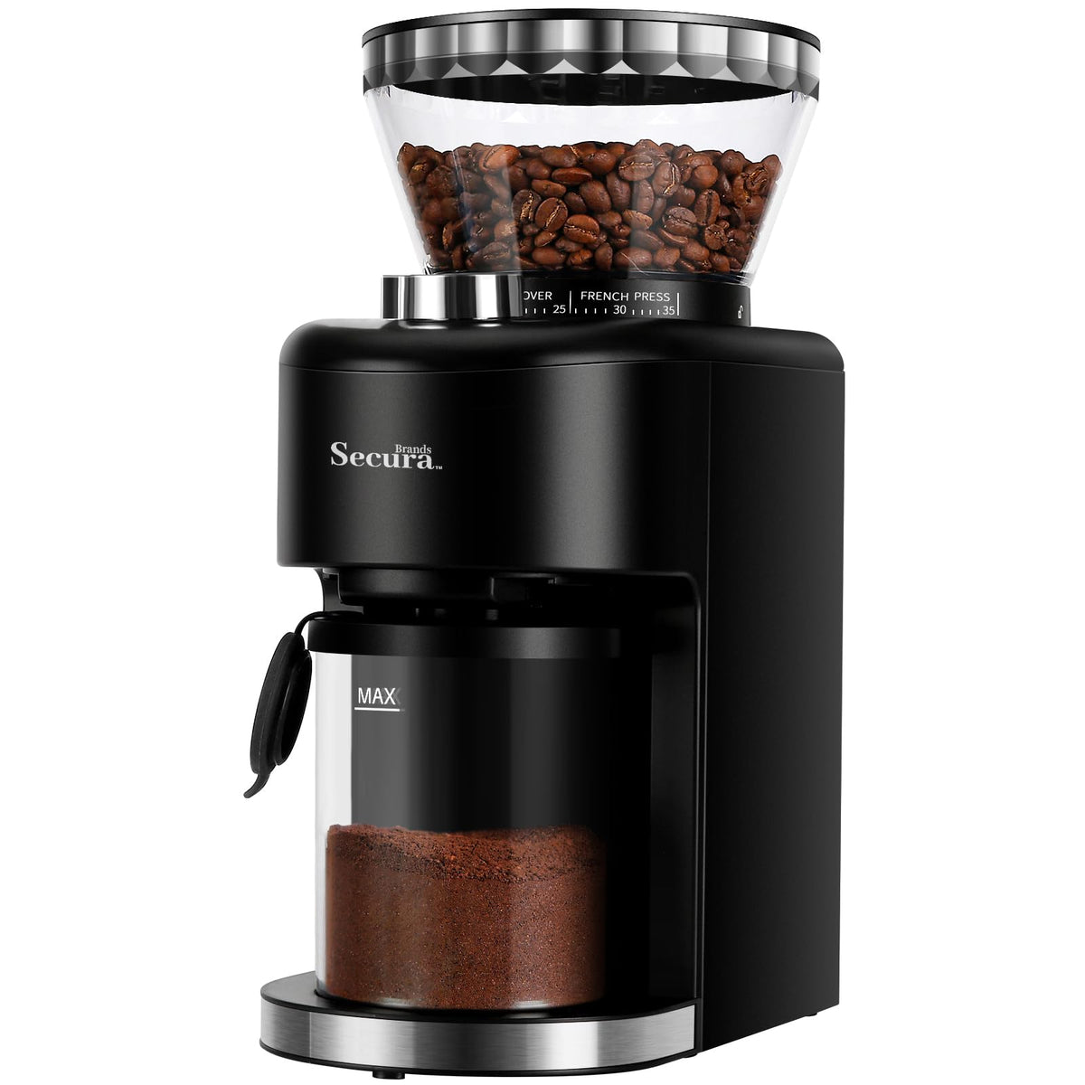 Electric Conical Burr Coffee Grinder with 35 Adjustable Grind Settings A220502