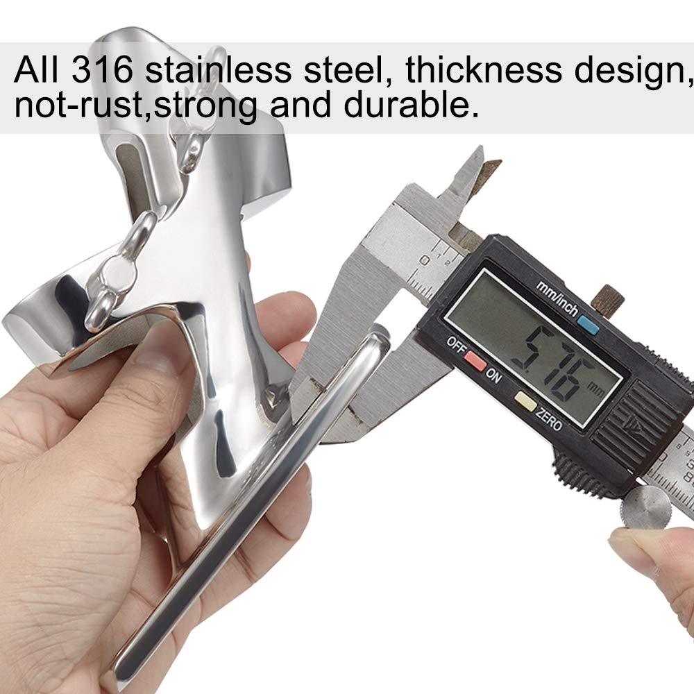 Flag Pole Bracket, 316 Marine Grade Stainless Steel A77213