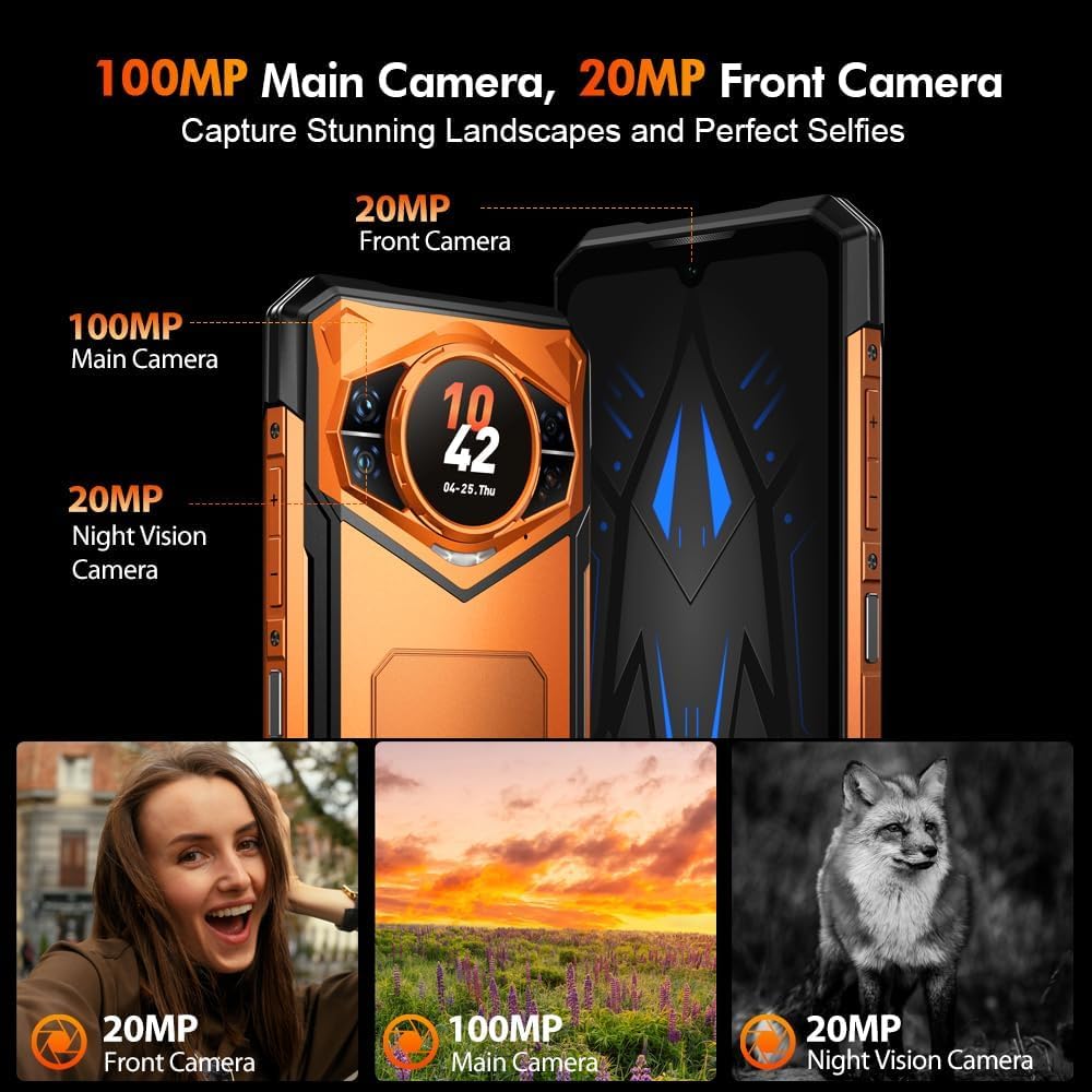 Black 5G Rugged Smartphone P864598