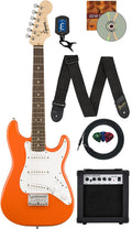 3/4-Size Mini Strat Electric Guitar with Amplifier H7075