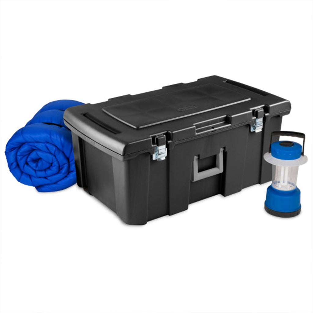 Wheeled Utility Storage Container with Lids, 6-Pack R217