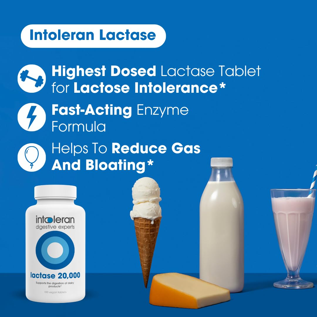 Lactase Digestive Enzymes 150 Scored Tablets Q82274