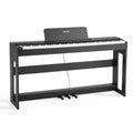 88 Keys Weighted Digital Piano with Furniture Stand and Triple Pedal, Black K193730
