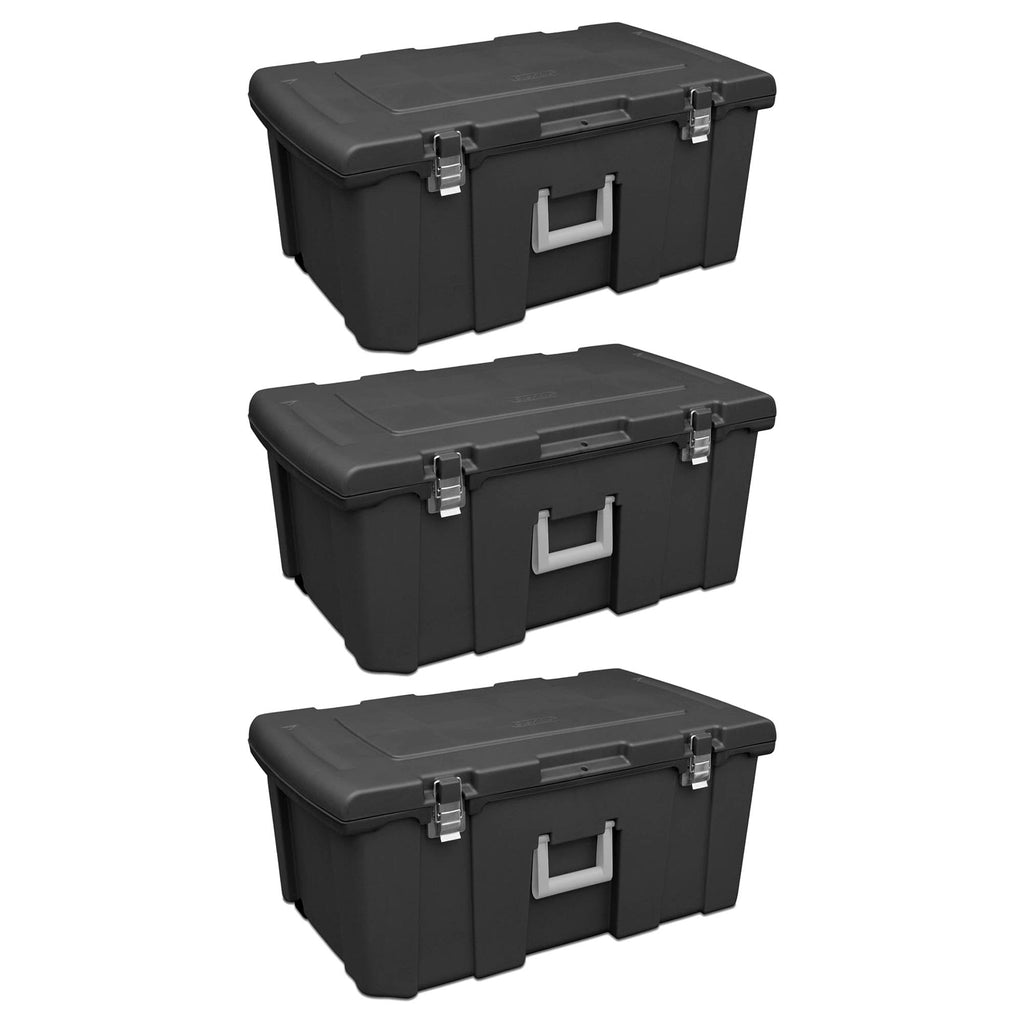 Wheeled Utility Storage Container with Lids, 6-Pack R217