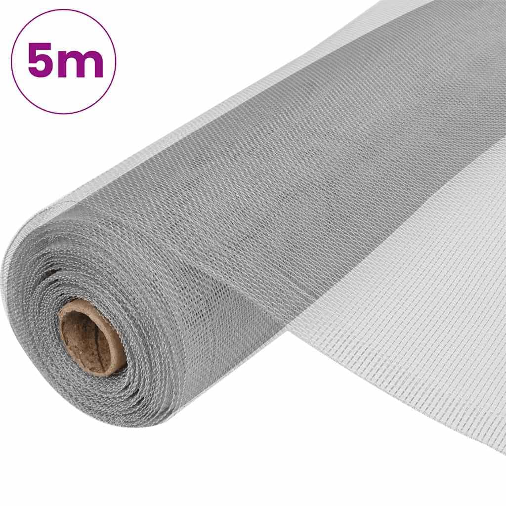 Aluminum Window Screen Mesh 39.4"x196.9" Silver Roll J423366