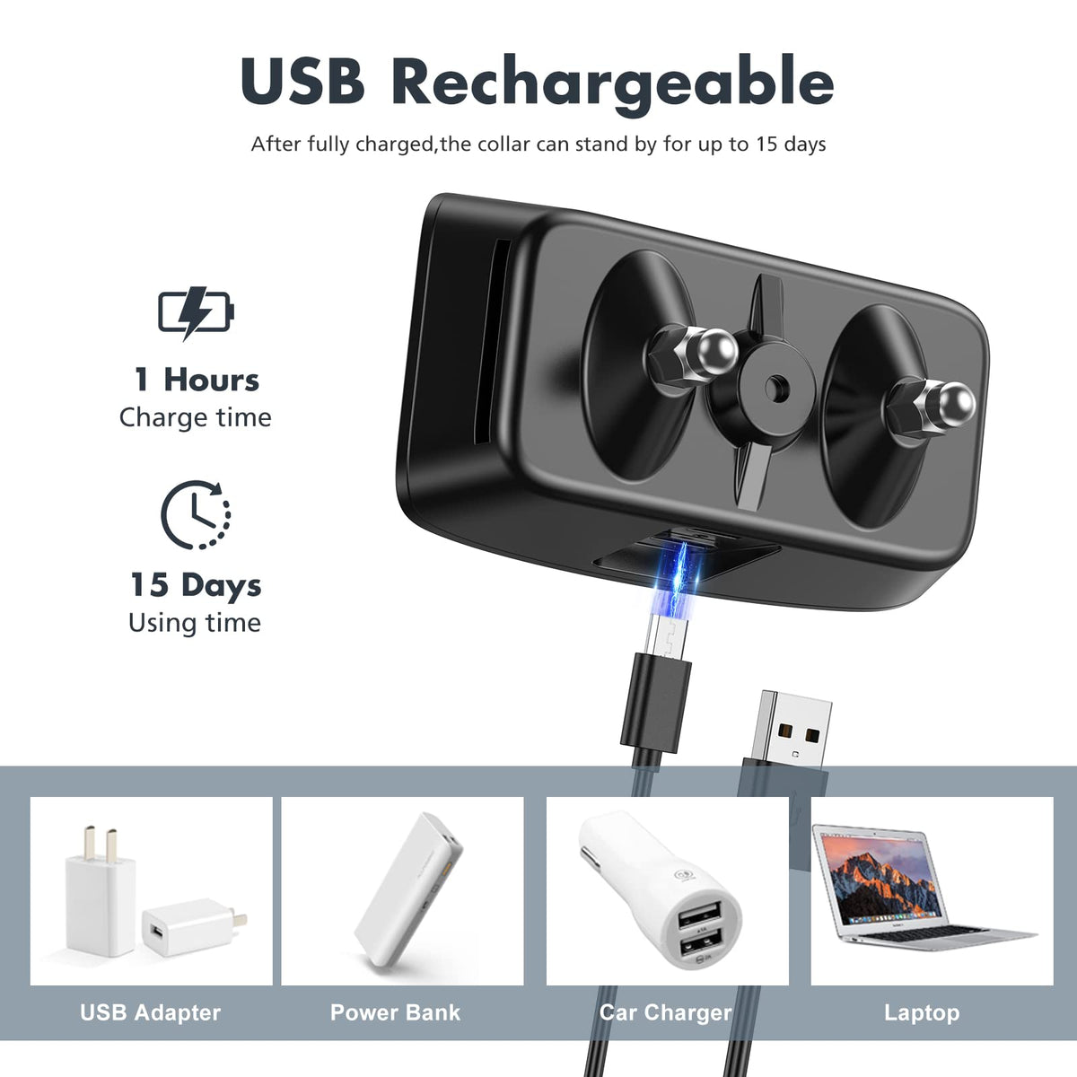 Rechargeable Anti Barking Training Collar N707