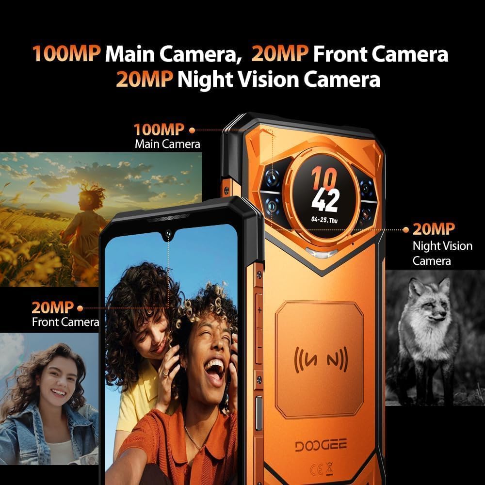 Black 5G Rugged Smartphone P864598
