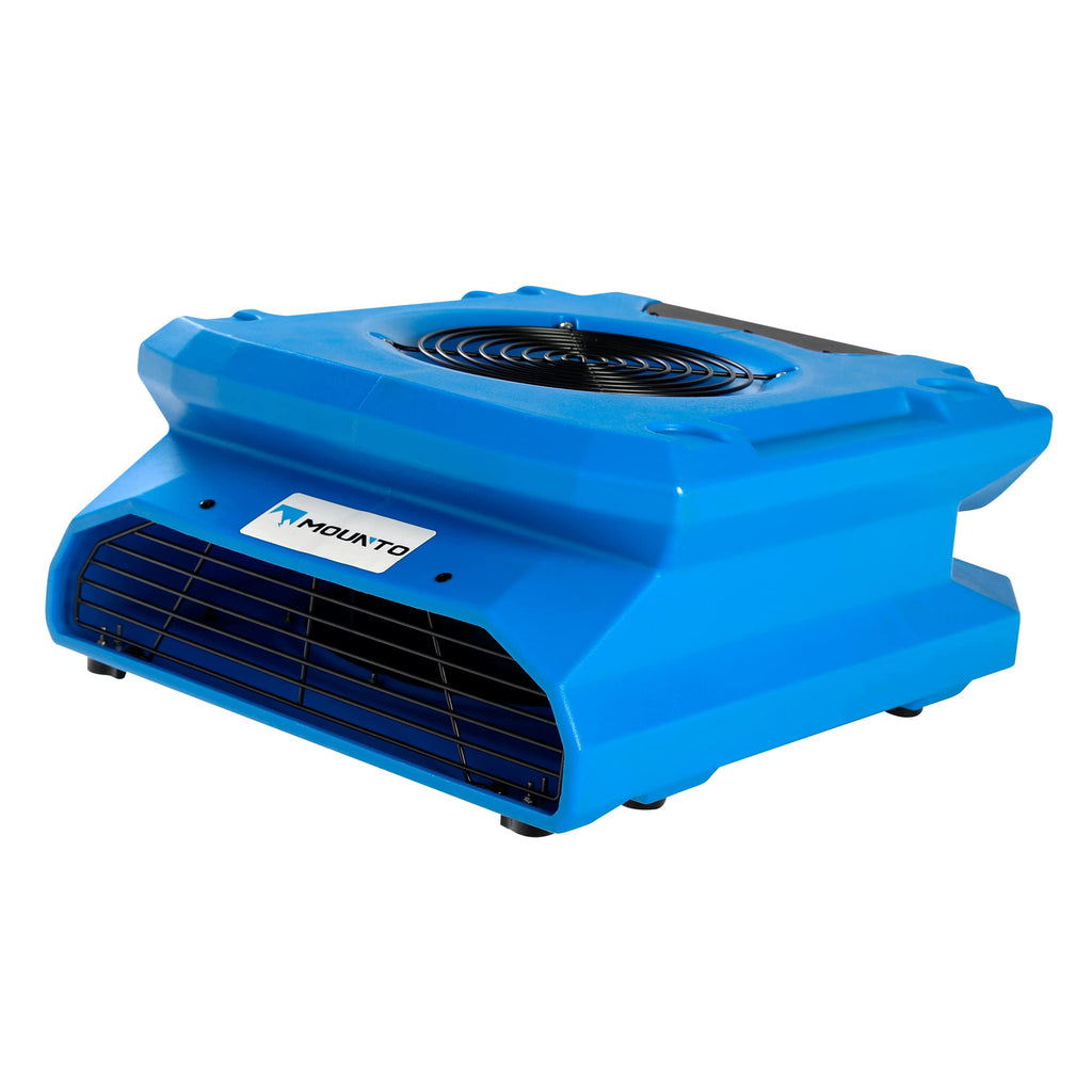1/4 HP 1200 CFM Low Profile Air Mover, 2-Speed Carpet Dryer Floor Fan with Dual GFCI Outlets G2370