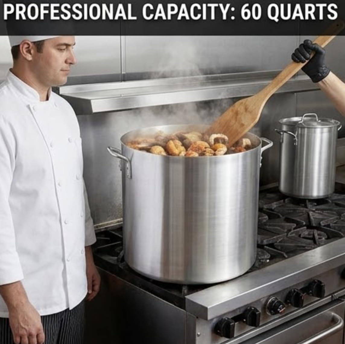 60 Quart Aluminum Stock Pot R912
