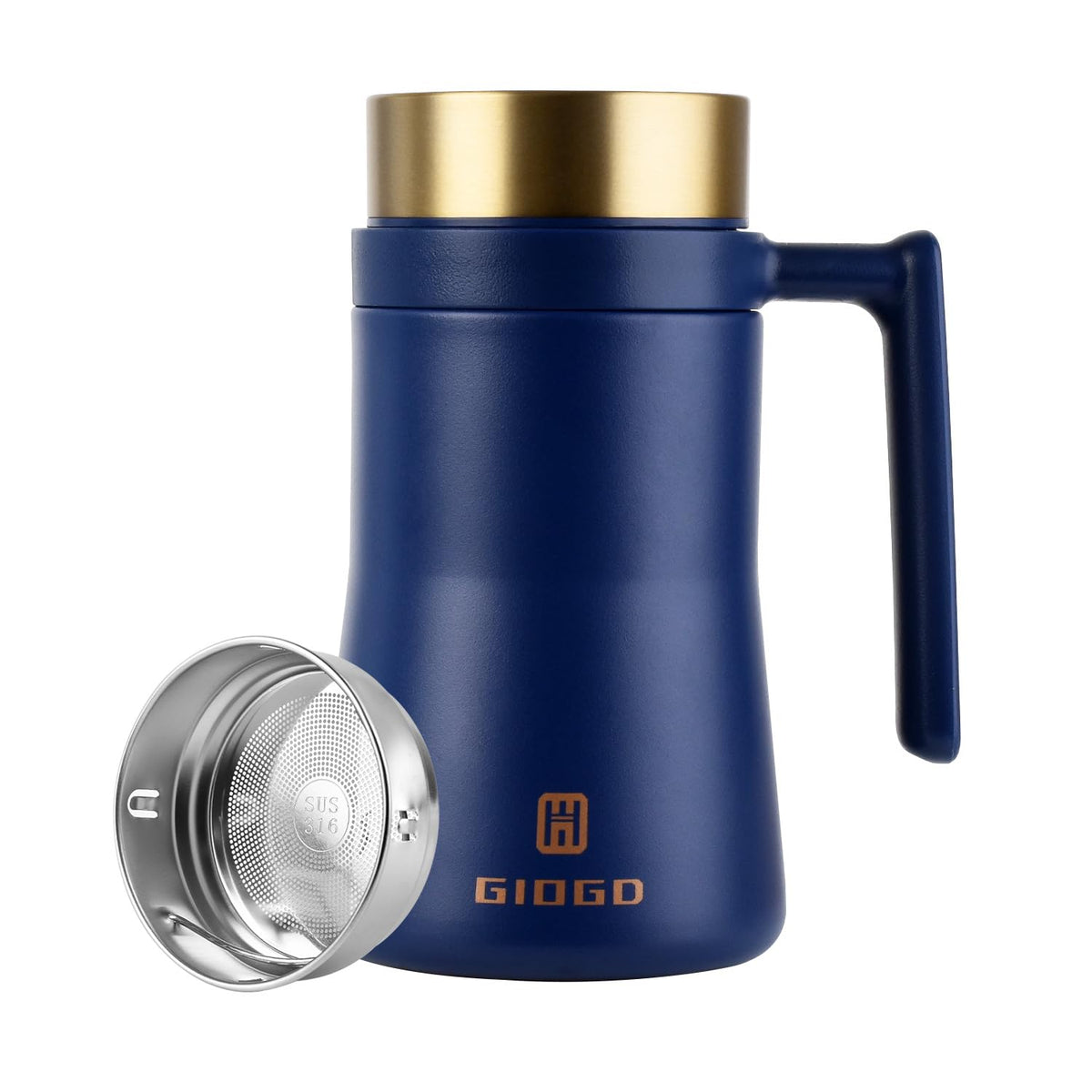 16 oz Insulated Coffee Mug with Handle O539401