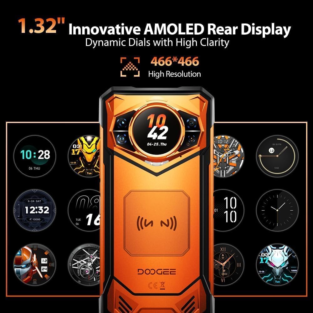 Black 5G Rugged Smartphone P864598