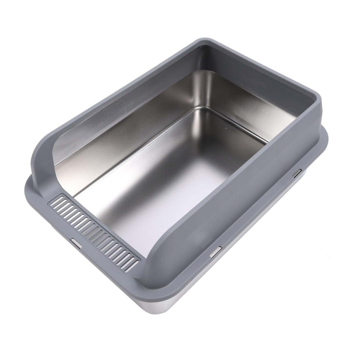 Stainless Steel Enclosed Cat Litter Box with Lid K2826