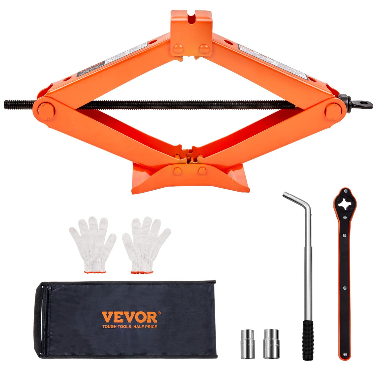 2.5 Ton Scissor Car Jack with Lifting Range K47343