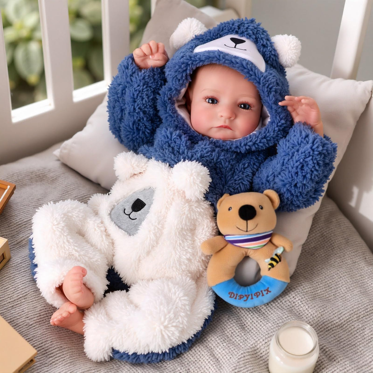 17 Inch Lifelike Reborn Baby Dolls Boy with Play Accessories L701