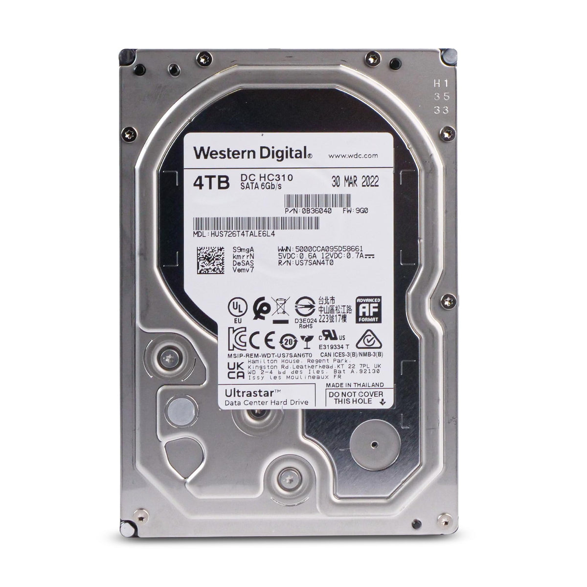 4TB 7200 RPM SATA 3.5-inch Internal Hard Disk Drive T29989