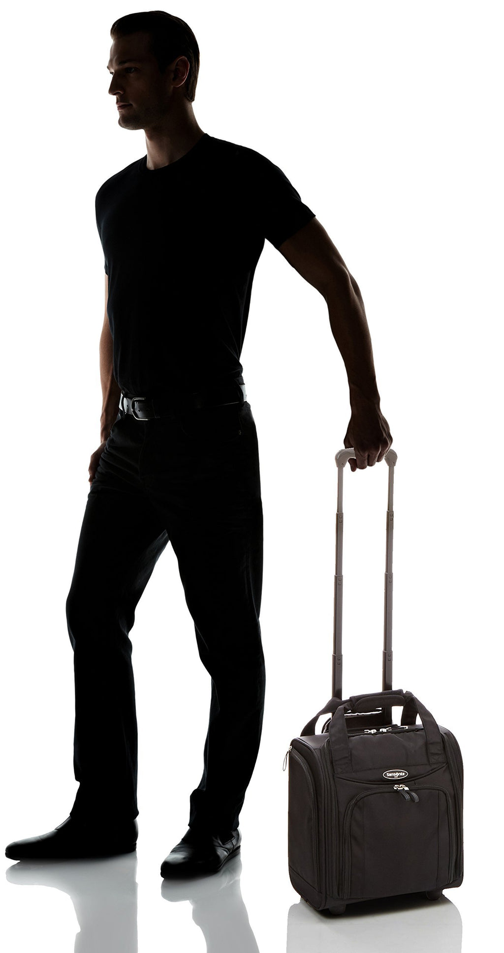 Black Small Wheeled Carry-On Underseater U45882