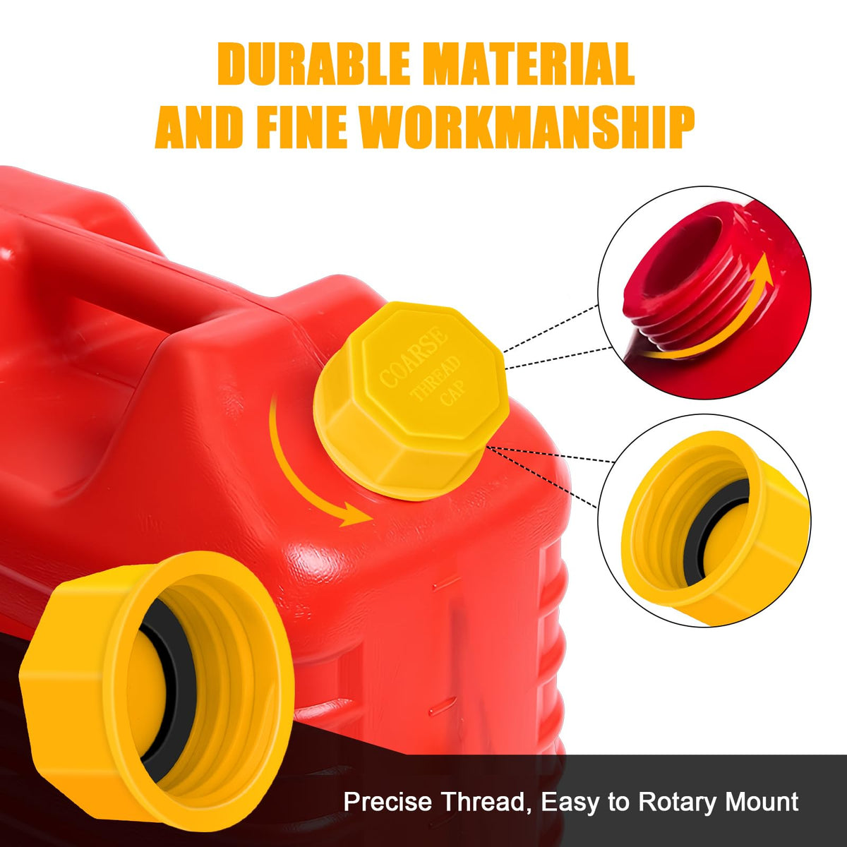 Gas Can Cap 5 Gallon Coarse Thread Q5563