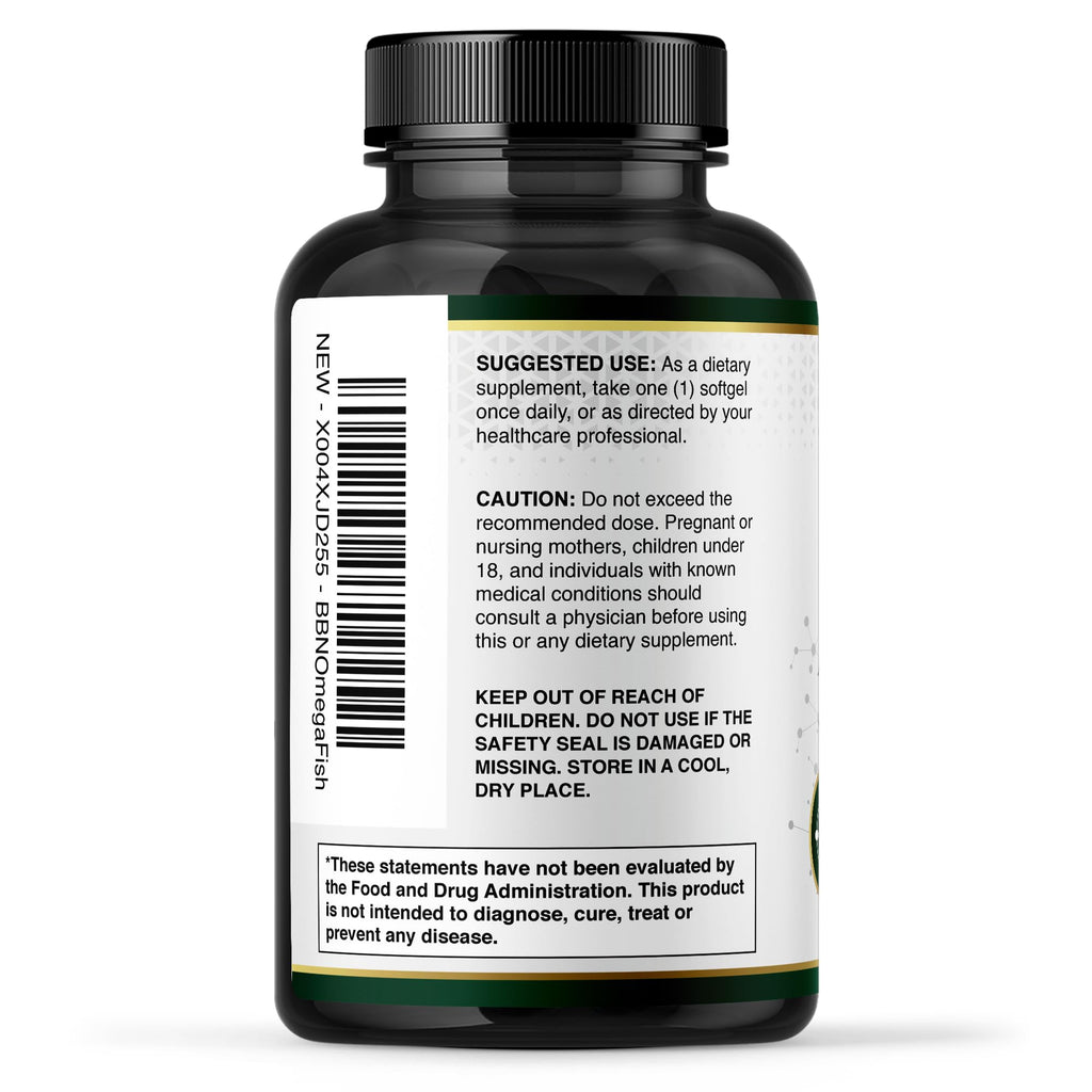 Omega 3 Fish Oil 1400 mg 60 Softgels U712