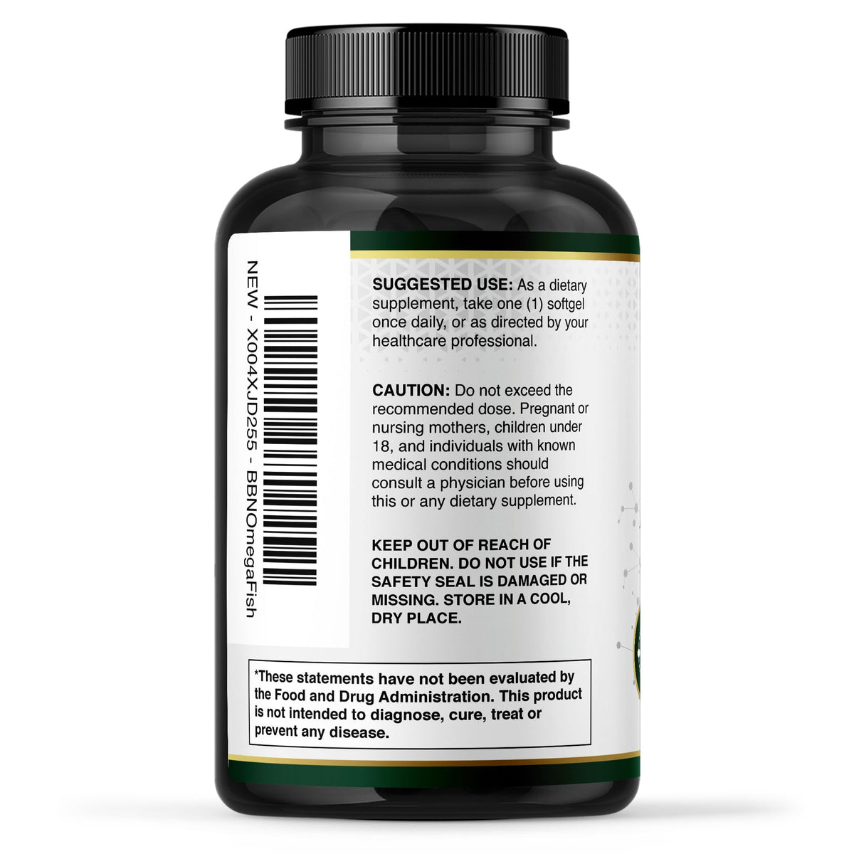 Omega 3 Fish Oil 1400 mg 60 Softgels U712