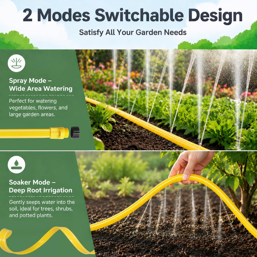 4-Pack 25 ft Sprinkler Soaker Hose A933