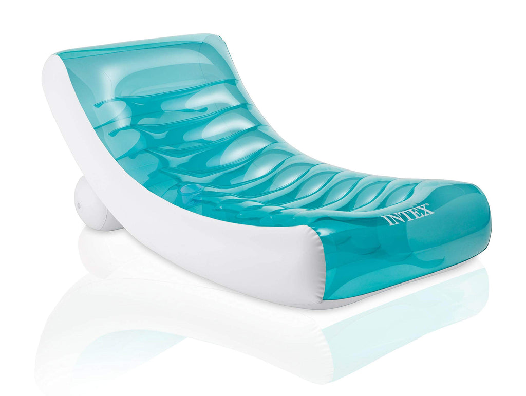 Inflatable Pool Floating Raft Chair with Cupholder 2 Pack E248