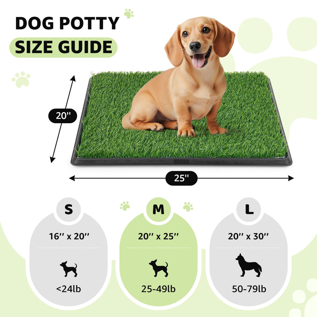 Dog Grass Pad with Tray 20.1x25.1in M398