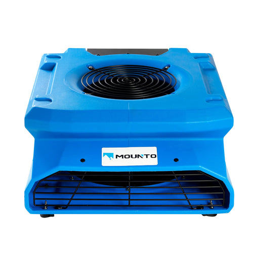 1/4 HP 1200 CFM Low Profile Air Mover, 2-Speed Carpet Dryer Floor Fan with Dual GFCI Outlets G2370