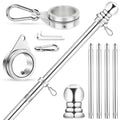 5 FT Stainless Steel Tangle Free Flag Pole O392980