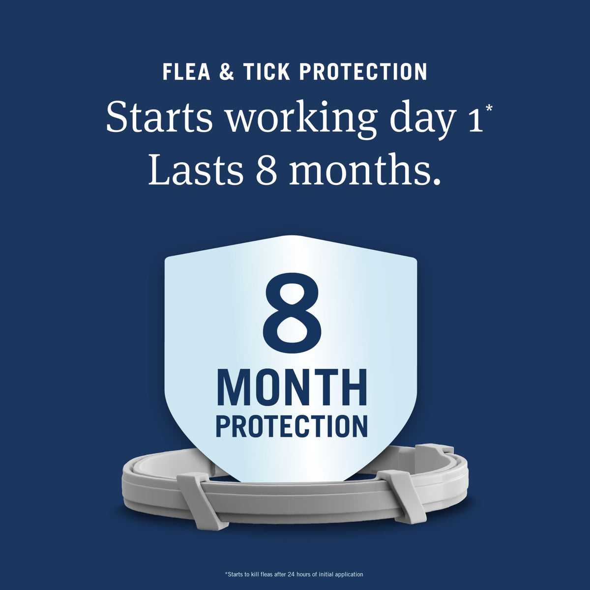 Large Dog Flea and Tick Collar 8 Months Protection L861