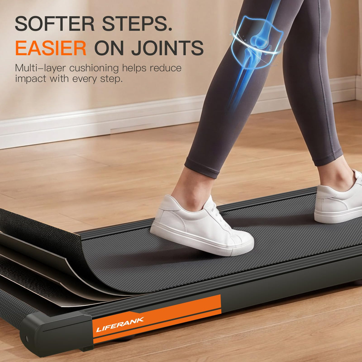 Portable Under Desk Treadmill with Incline S1200