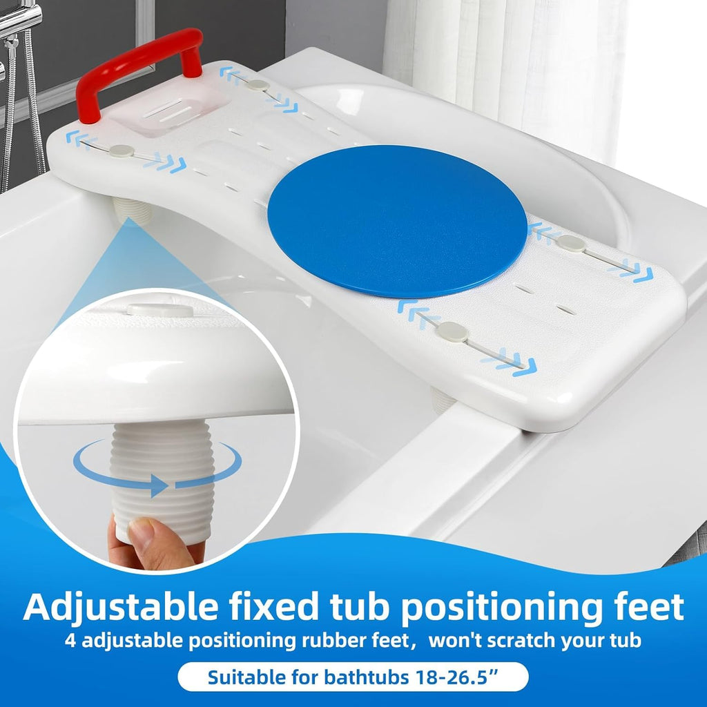 Rotating Tub Transfer Bench with Handle, 300 lbs T4173