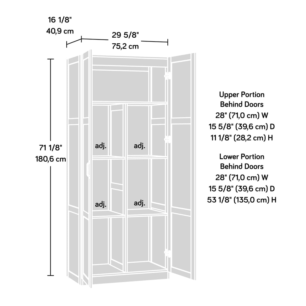 White Storage Cabinet Q690