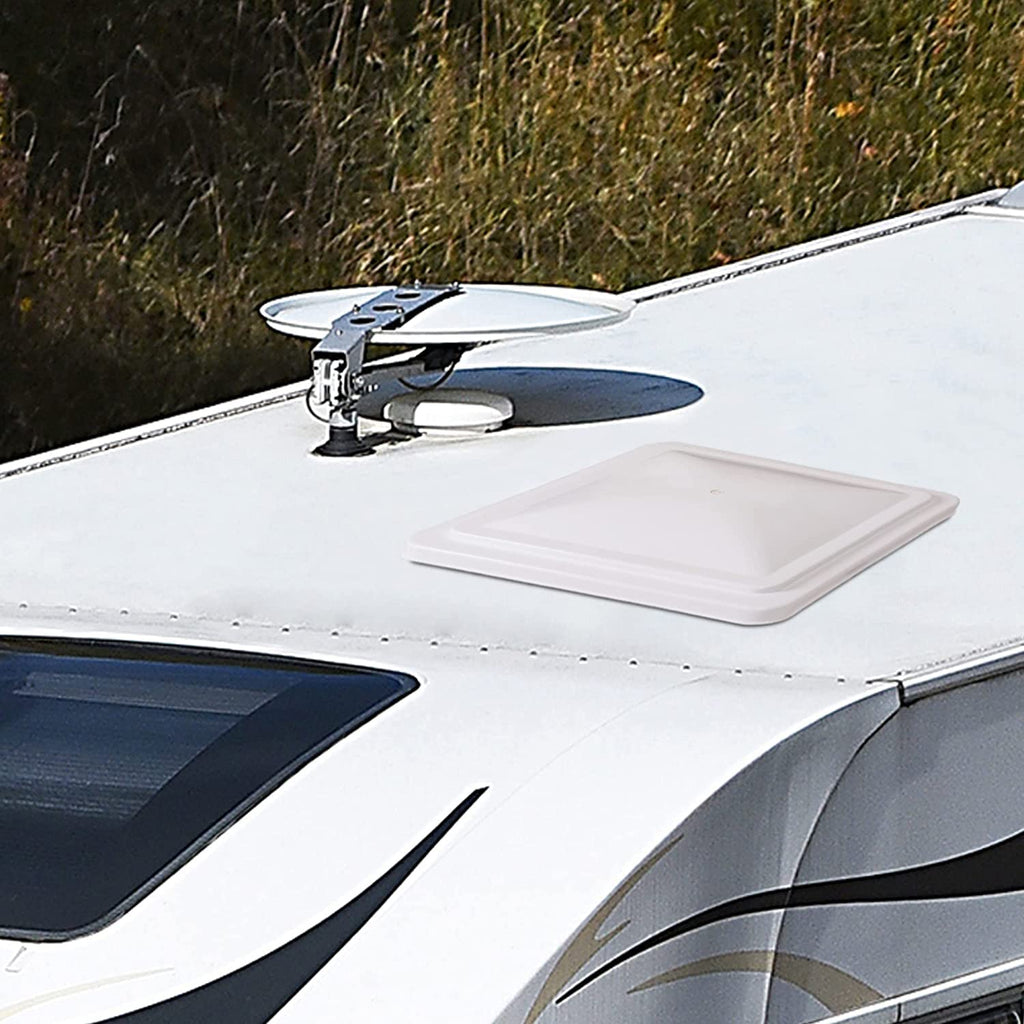 4 Pack 14" White Roof Vent Cover E896837