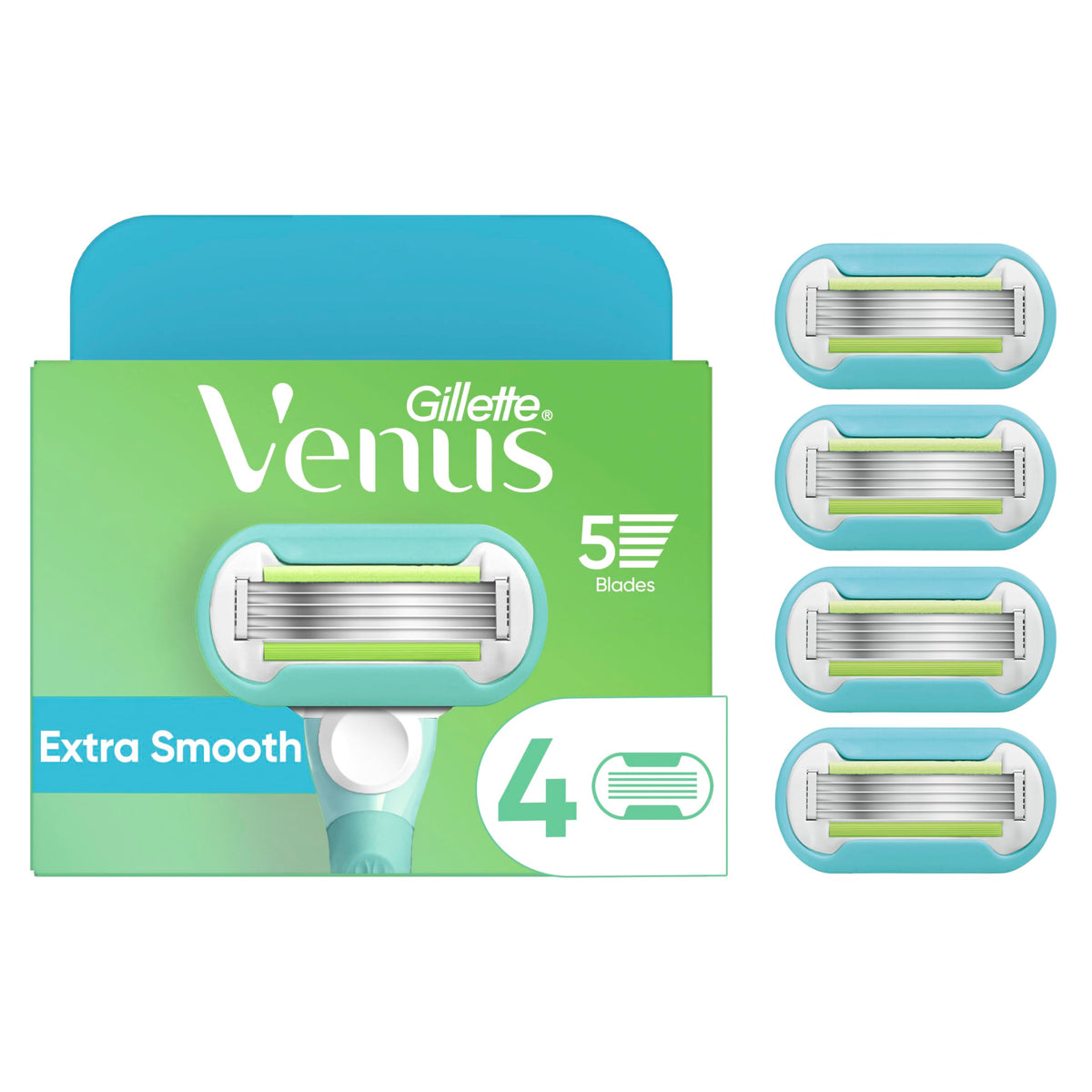 4 Count Womens Razor Blade Refills K66450