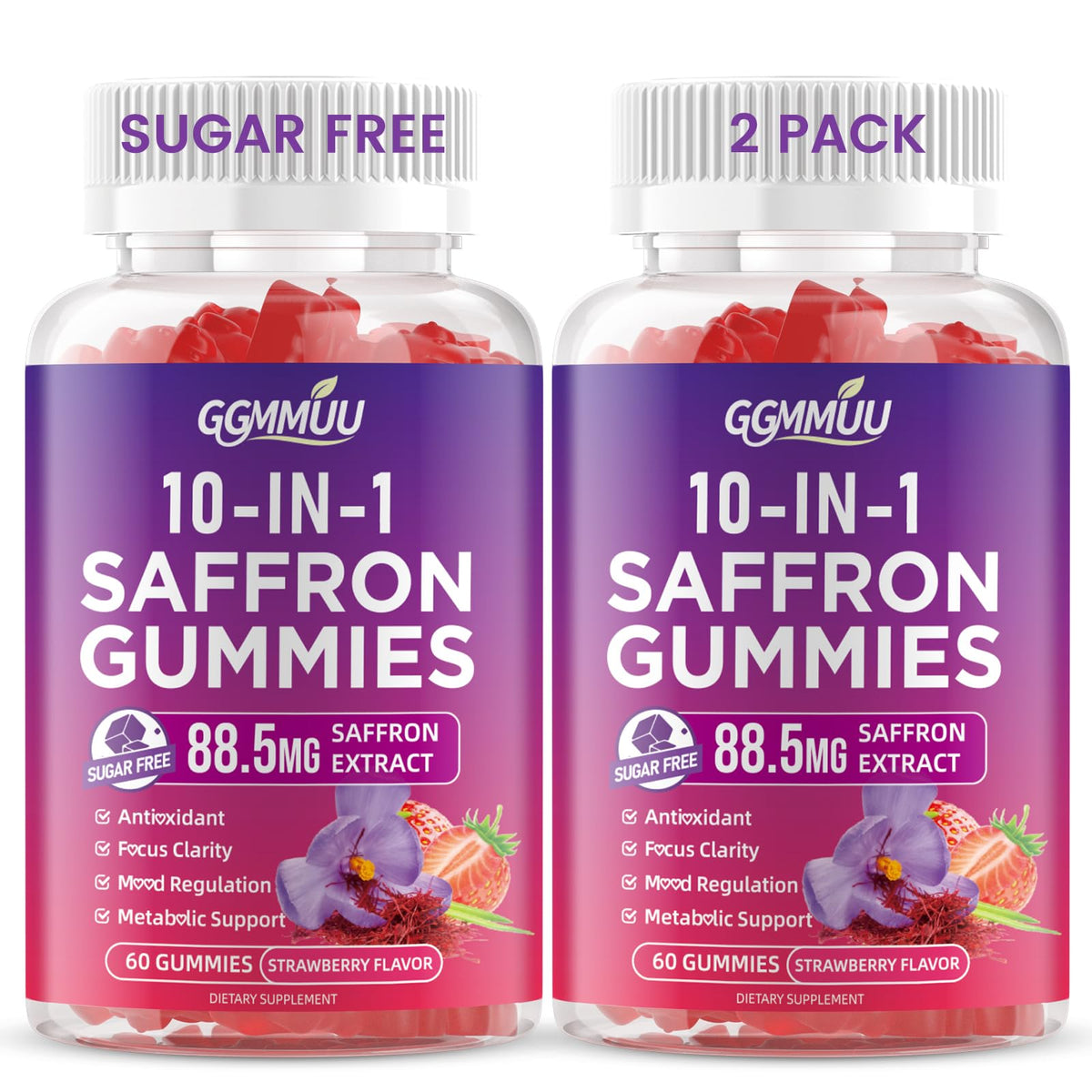 Strawberry Flavor 120 Count Gummies J2159