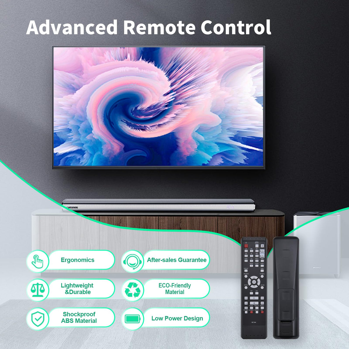 Replacement Remote for SANYO TV F942736