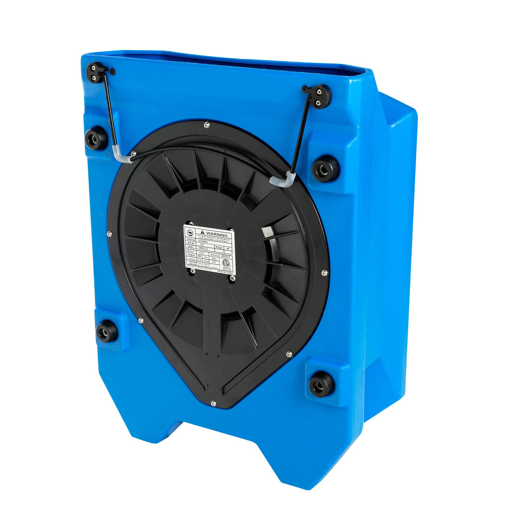 1/4 HP 1200 CFM Low Profile Air Mover, 2-Speed Carpet Dryer Floor Fan with Dual GFCI Outlets G2370