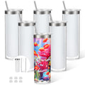 20 Oz Sublimation Snow Globe Tumbler Cup, 6 Pack Z263