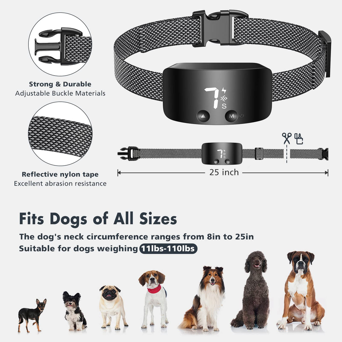 Rechargeable Anti Barking Training Collar N707