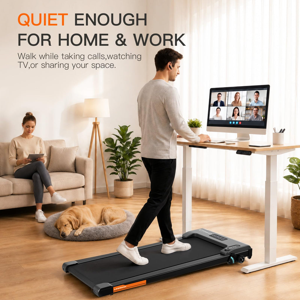 Portable Under Desk Treadmill with Incline S1200