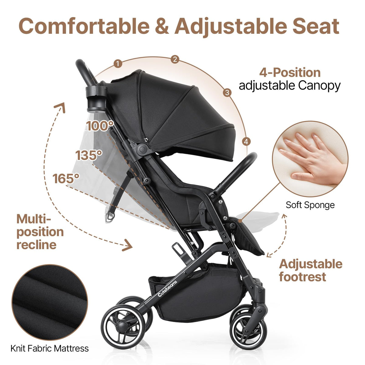 Lightweight Compact Travel Stroller G230