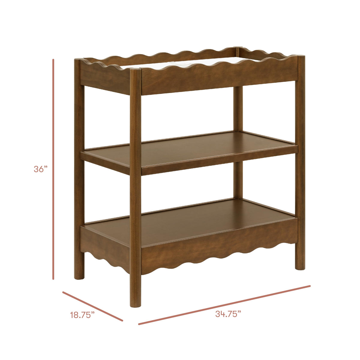 Changing Table in Natural Walnut P150381