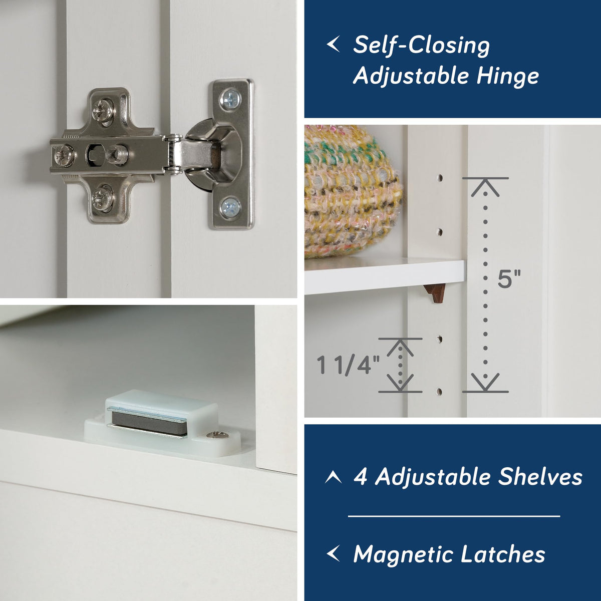 White Storage Cabinet Q690