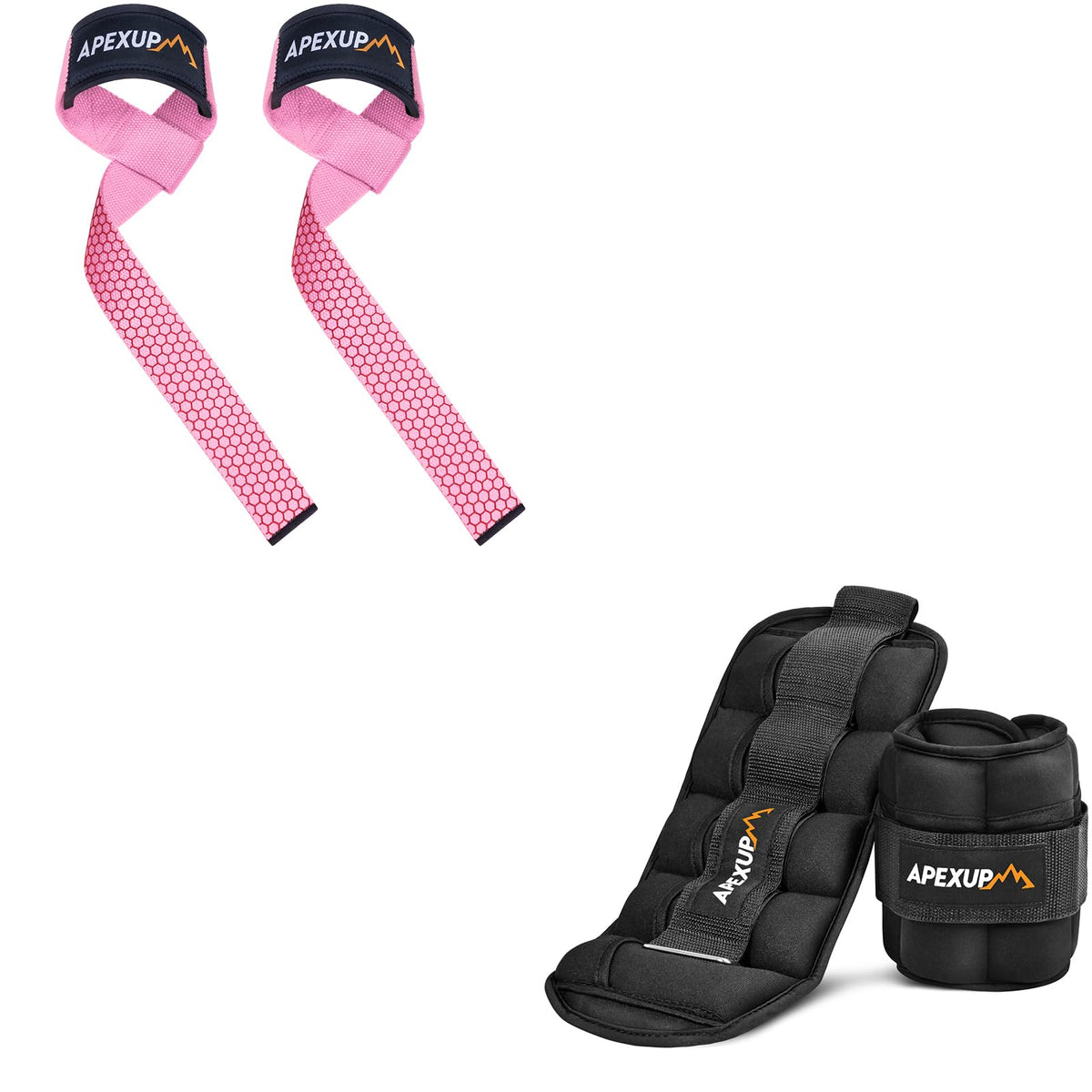 10lbs/pair Adjustable Ankle Weights with Lifting Straps A498212