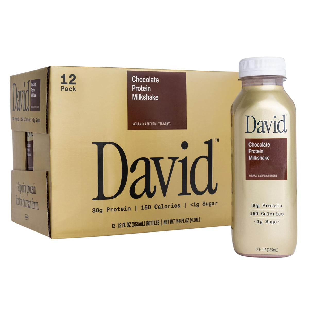 Chocolate Protein Shake, 30g Protein, 12 fl oz, 12 Ct B9874